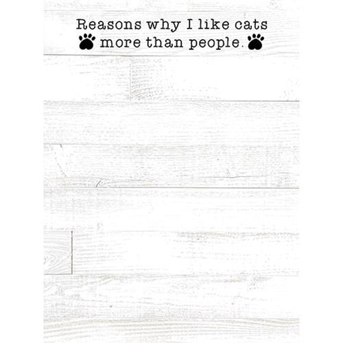 Reasons Why I Like Cats Notepad Gift Set