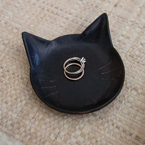 Black Cat Trinket Holder