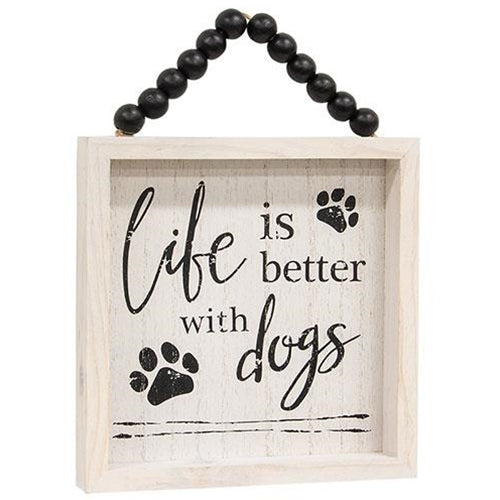 Life Is Better With Pets Beaded Sign