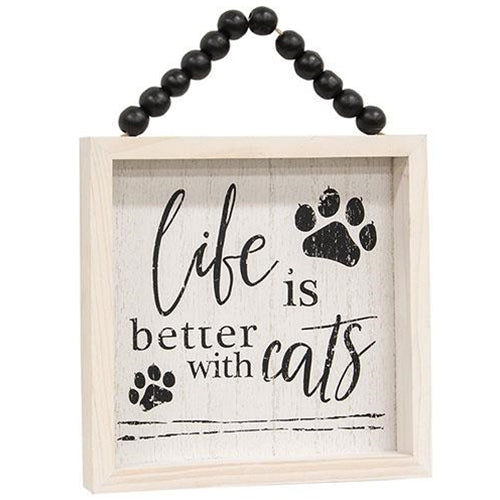 Life Is Better With Pets Beaded Sign