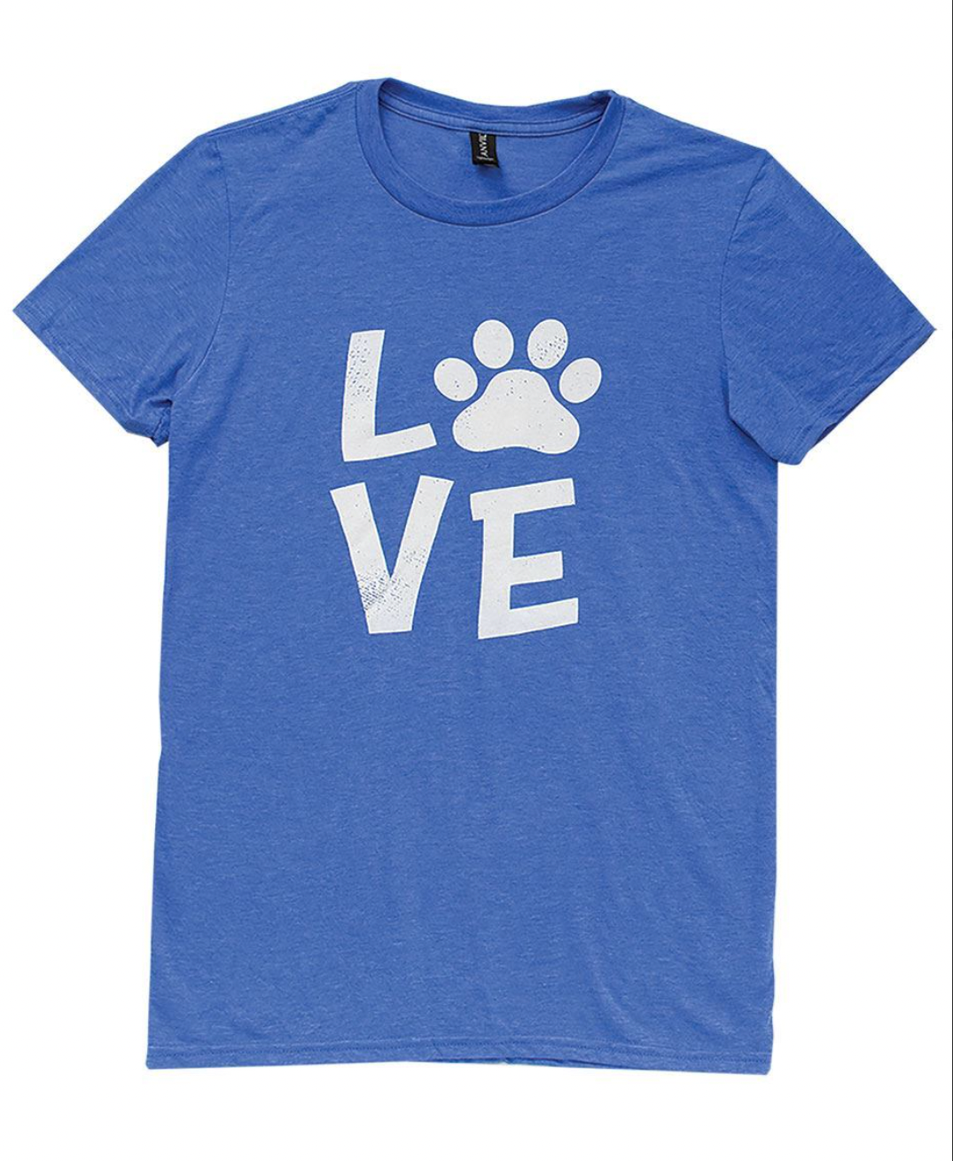 Love paw print t shirt